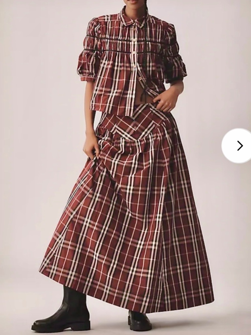 Maeve Anthropologie Drop Waist Taffeta Maxi Skirt Size 10 HOLIDAYS
